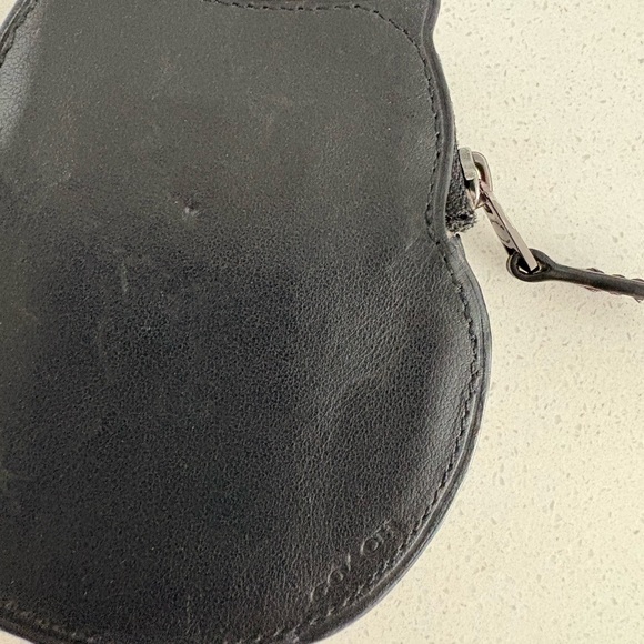 Coach leather Black Owl-Shaped Coin Purse - Picture 10 of 11